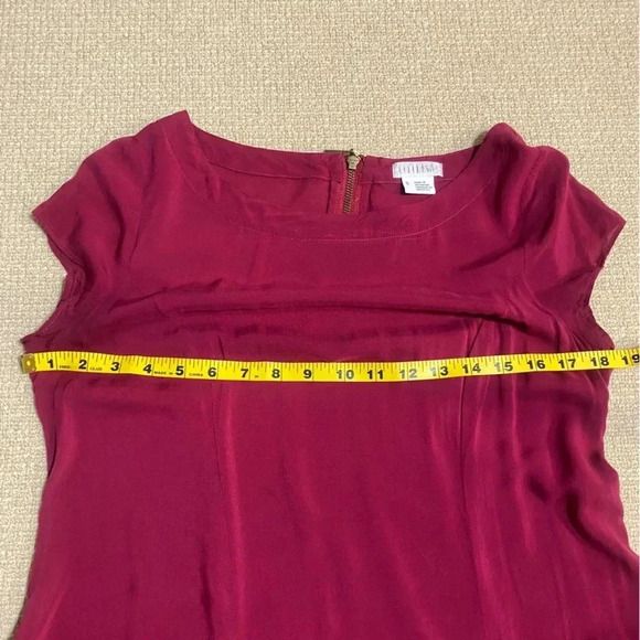 Urban Outfitters Trapeze Dress Maroon Women’s Small - Picture 3 of 8